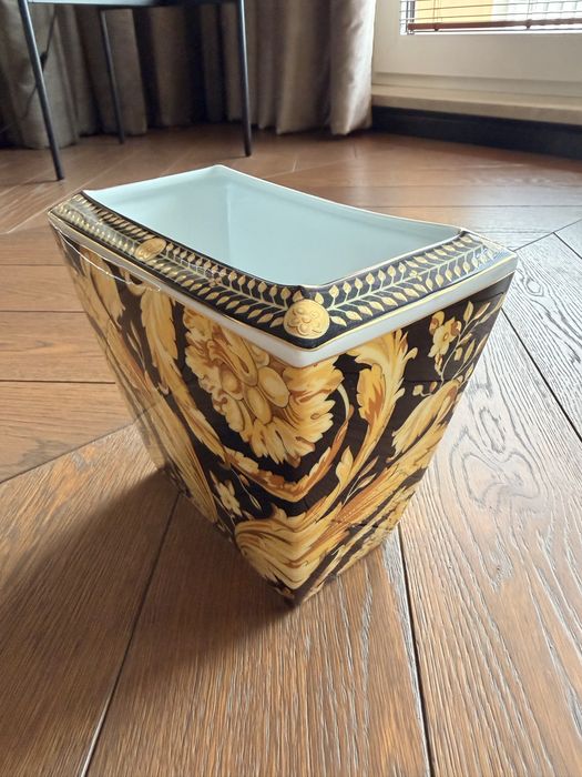 Versace Rosenthal Vanity 18 cm – oryginalny wazon, stan idealny