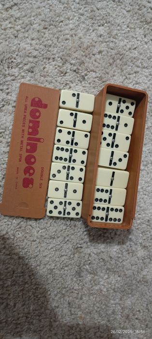 Dominoes peças com pin metal