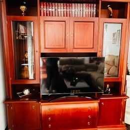 Móvel estante sala em cerejeira