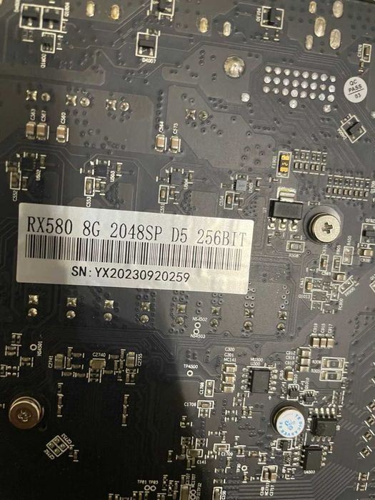 RX580 8Gb 2048SP 256 bit видеокарта