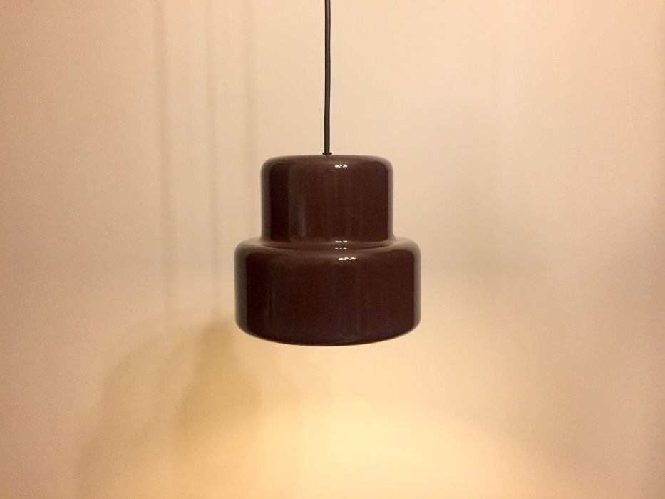 Par de candeeiros Dinamarqueses Poker mini Castanho Jo Hammerborg