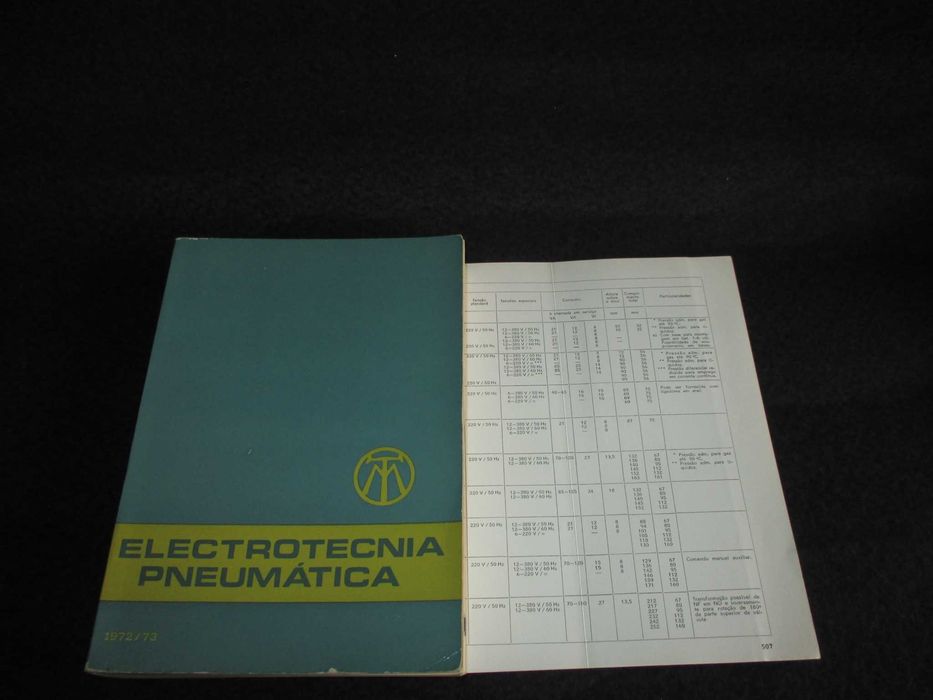 Livro Electrotecnia Pneumática 1972/73