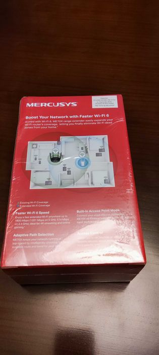 ME70X Uniwersalny wzmacniacz sieci bezprzewodowej WiFi 6, AX1800