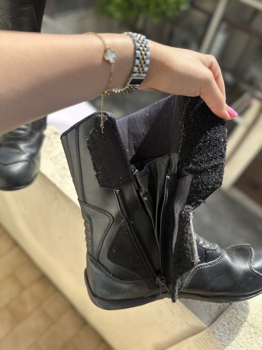 Botas de Mota Drenaline em Pele (Tamanho 42)