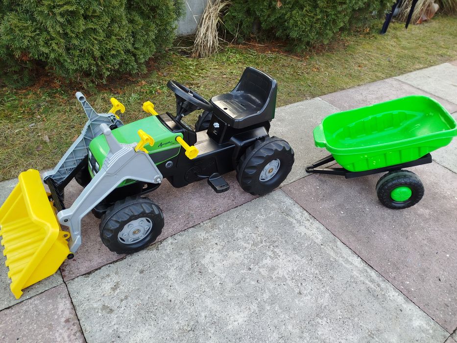 Traktorek z przyczepą niemiecki