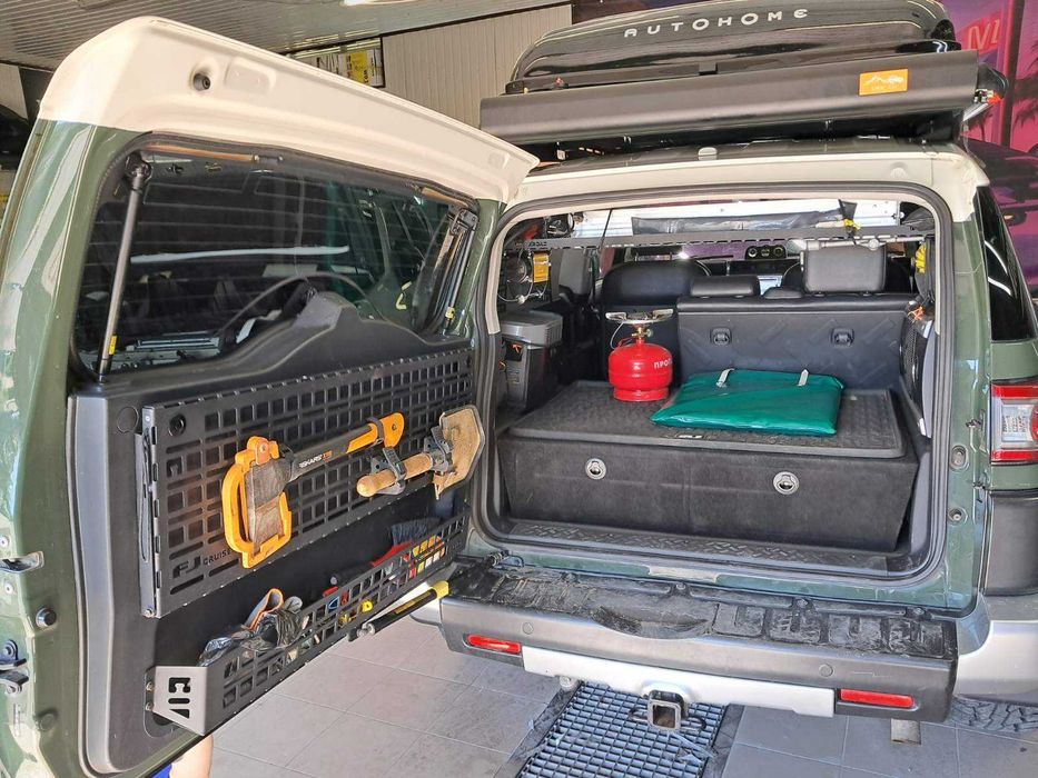 Toyota FJ Cruiser Полиця органайзер у багажник під дах Molle панель