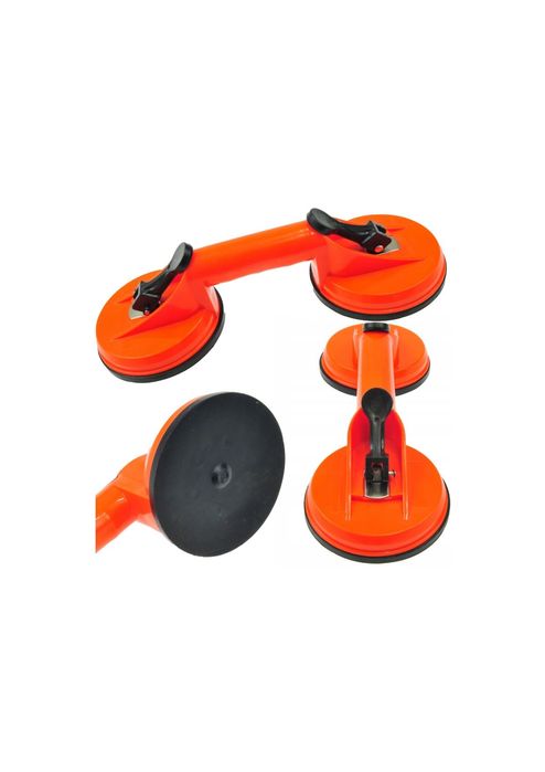 Podwójna mocna PRZYSSAWKA UCHWYT do szkła GRESU GLAZURY płytek 100KG