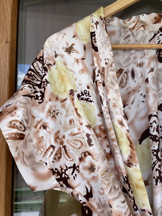 Lekki szlafrok w kwiaty – rozmiar uniwersalny