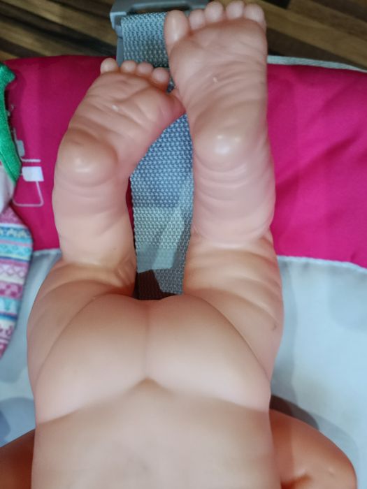 Śliczny bobas,jak żywy,dł.ok.38cm.
