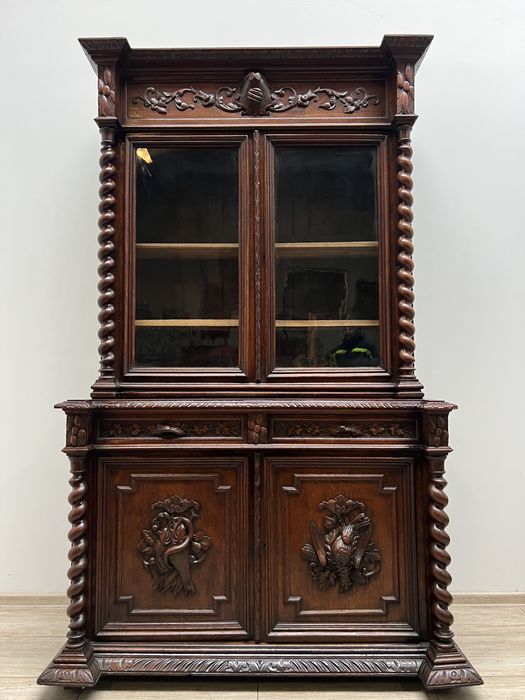 Kredens dębowy stylowy