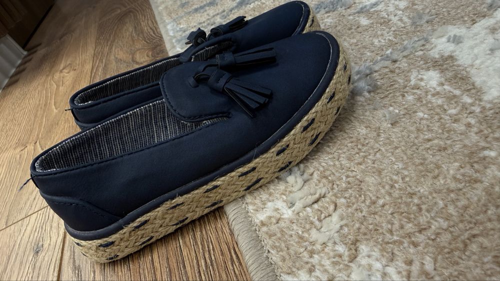 Лофери еспадрильї Zara, розмір 26, устілка 16.5 см
