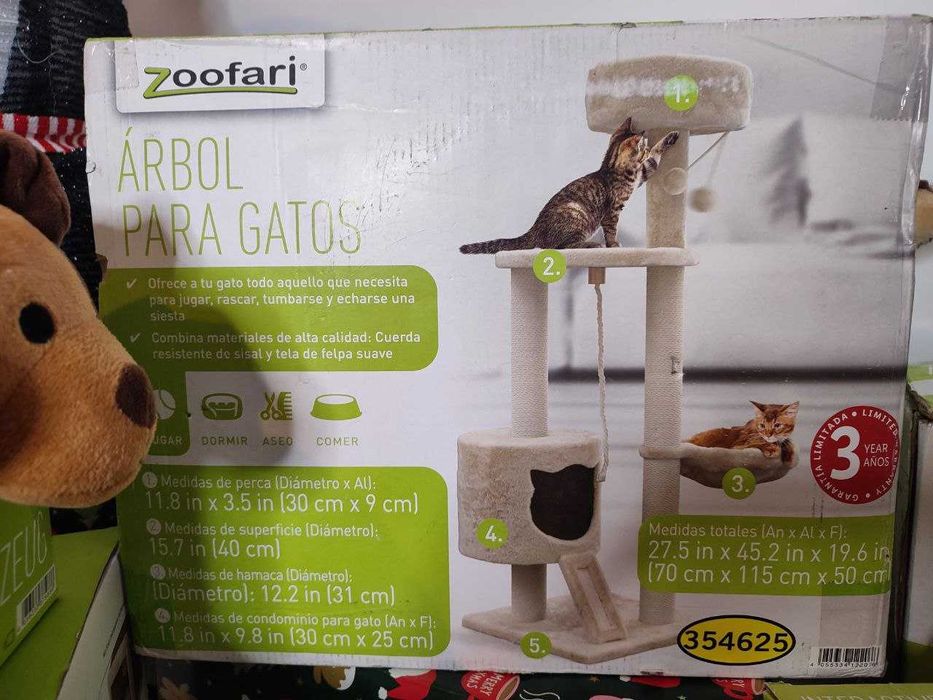 Кігтеточка будиночок гамак дерево для кота Zoofari Німеччина