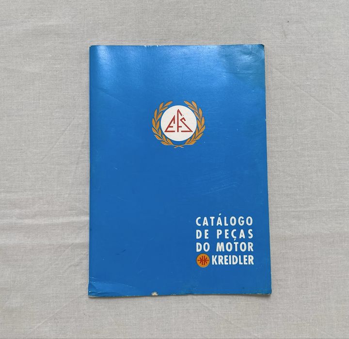 Catálogo raro de peças do motor kreidler motociclos EFS