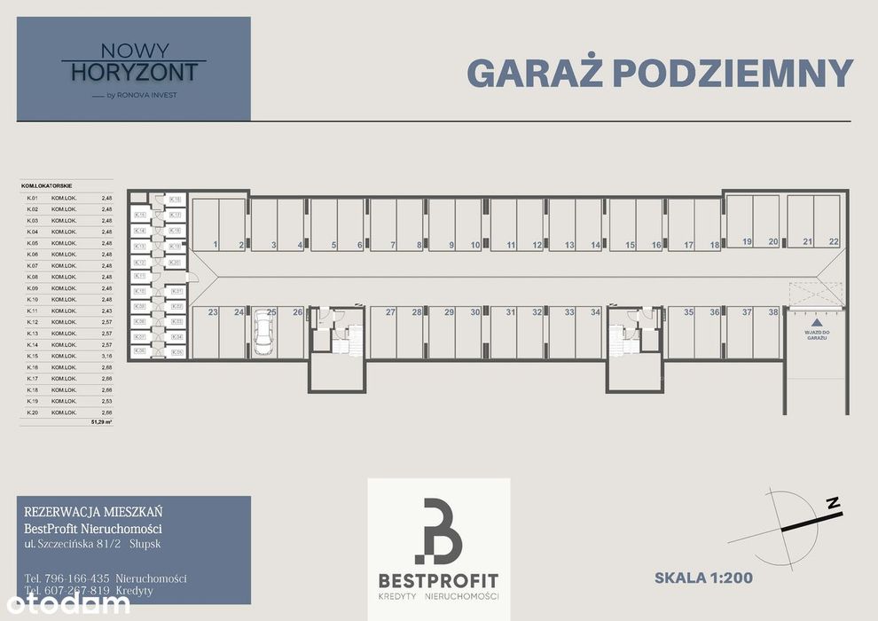 Nowa inwestycja | Mieszkanie 3 pokojowe | Słupsk ul. Koszalińska