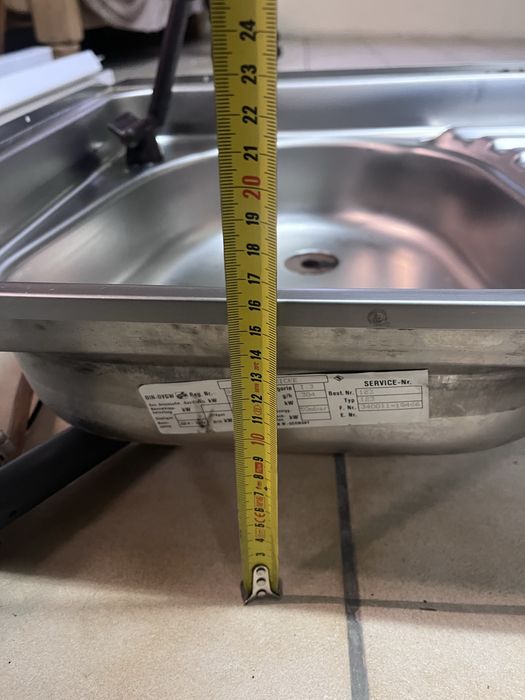 Lavatorio + fogao Autocaravana INOX