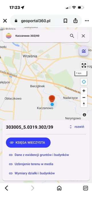 Sprzedam dzialkę budowlaną niedaleko Wrześni - Widok 4