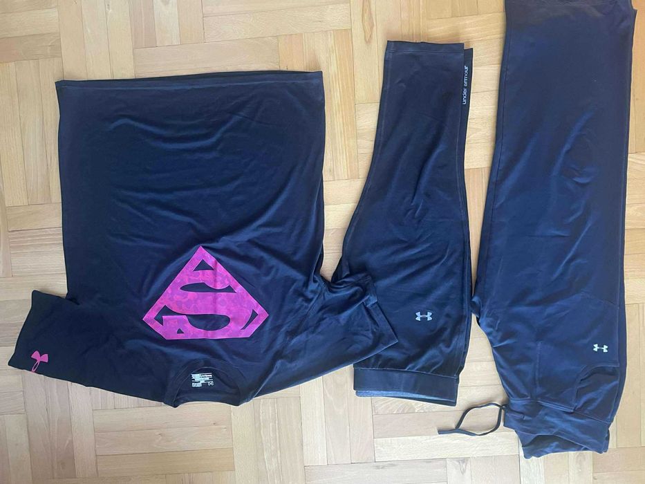 Dresy Szeroka nogawka Legginsy Koszulka UNDER ARMOUR rozm.XL 42 44