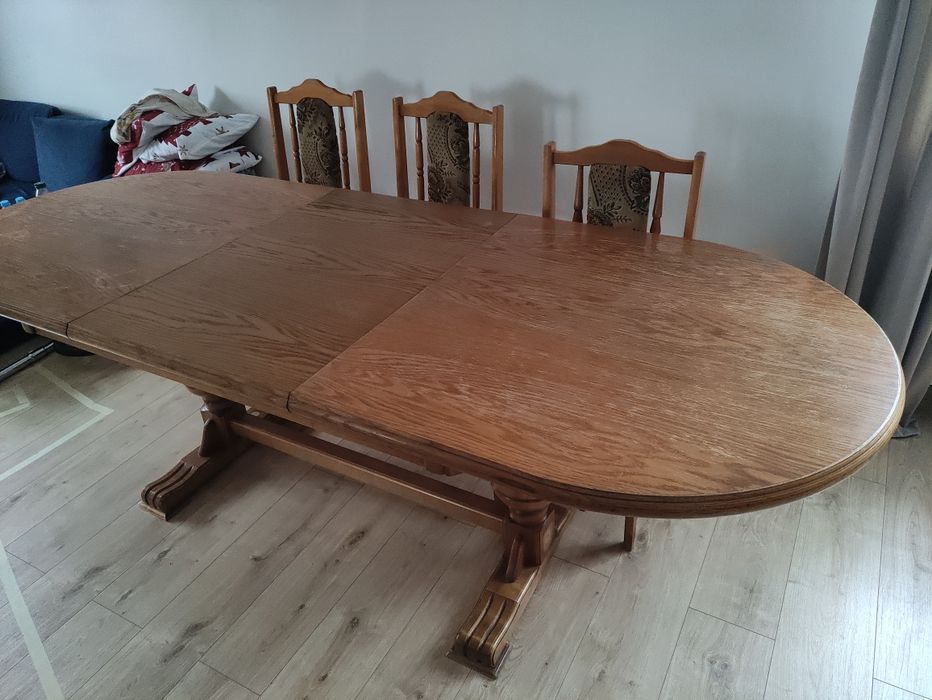 Stół do salonu/jadalni + 6 krzesel gratis!