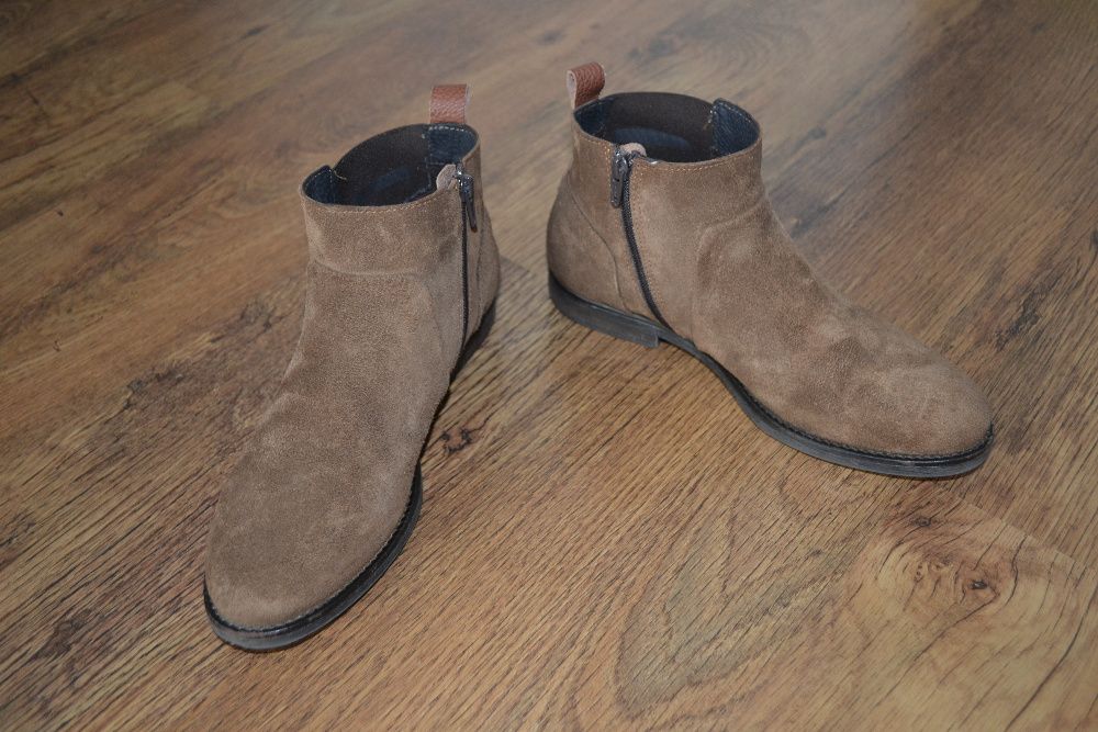 Skórzane botki Sergio Bardi