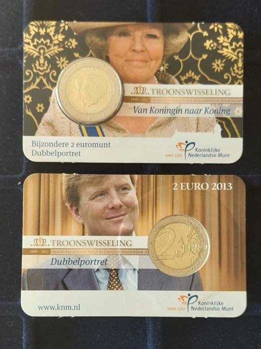 Países Baixos - Moeda 2 € - 2013 Coroação do Rei Willem-Alexander