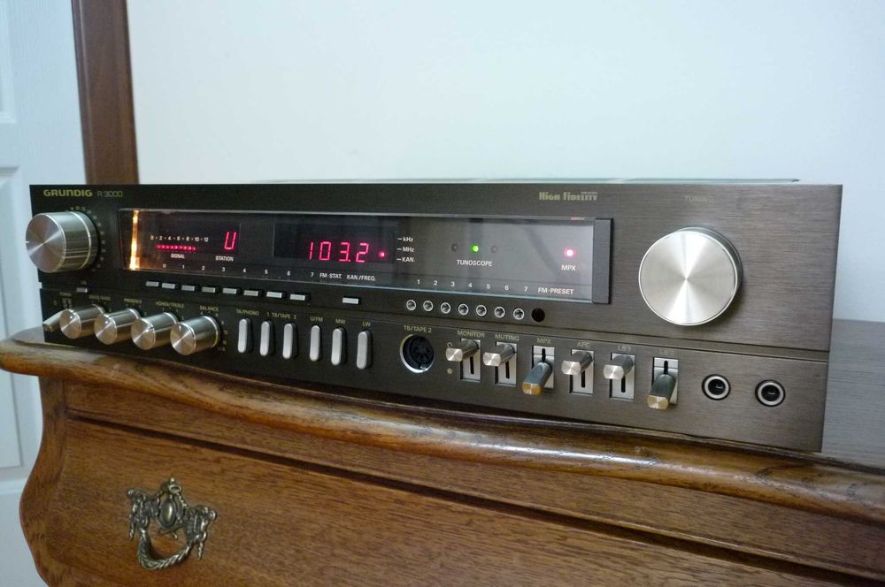 GRUNDIG R 3000 amplituner wzmacniacz VINTAGE Hi-Fi stan idealny R3000 ...