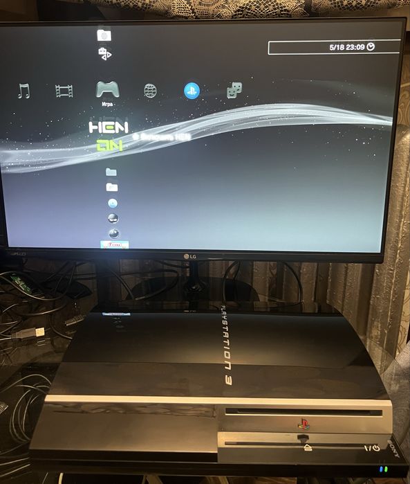 Sony playstation 3 Fat 500gb, прошивка, установка игр.