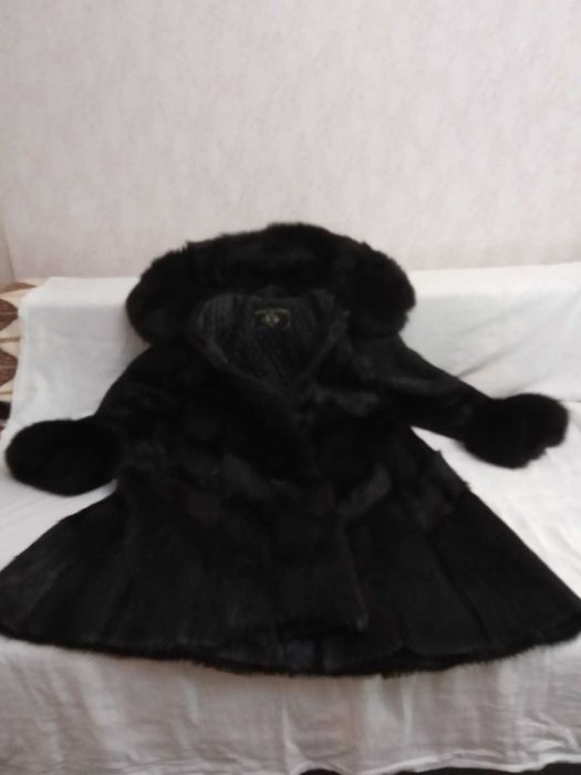 шуба нутрия натуральный мех