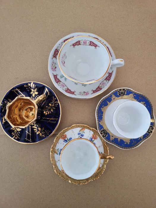 Conjunto Chávenas - Porcelana Portuguesa (1)