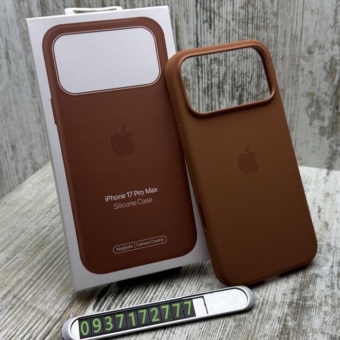 Чехол премиум Silicone Case MagSafe на iPhone 17 Pro Max/ 17 Pro Цвет: Terracotta. Чохол