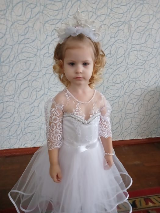 Сукня для дівчинки, сніжинка, королева