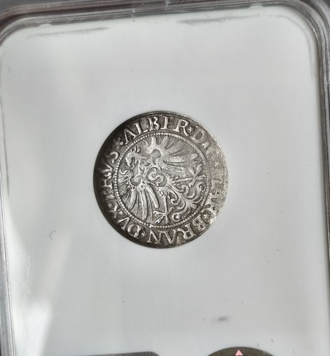 Grosz 1533 Prusy Albrecht I Grading GCN