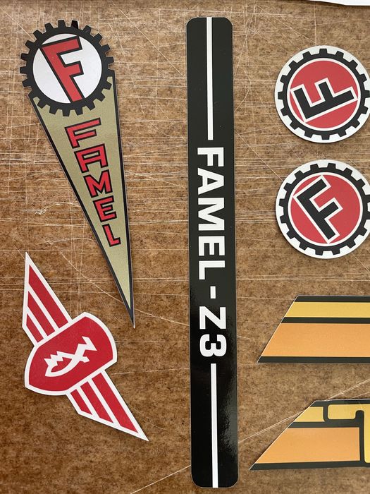 Autocolantes Famel Zundapp Z3