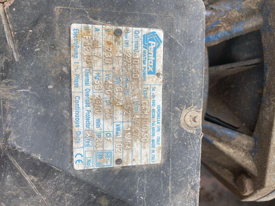 Bomba de água 1cv