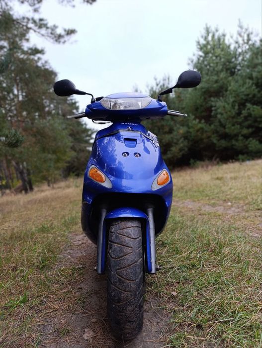 Синій скутер Kymco ZX 50