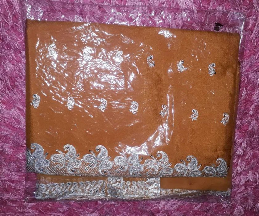 Сари + шаль, натуральная ткань