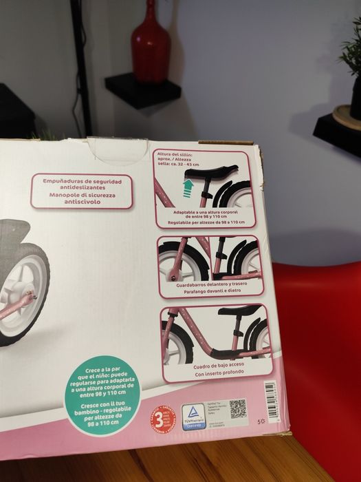 Bicicleta sem pedais novo