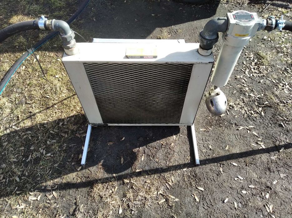 Osuszacz powietrza do piaskowania, Chłodnica końcowa do kompresora