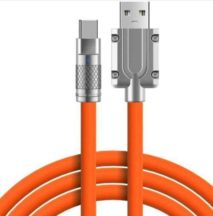 Новий Зарядний кабель Super Fast Charger Cable USB to Type-C 120W 1m