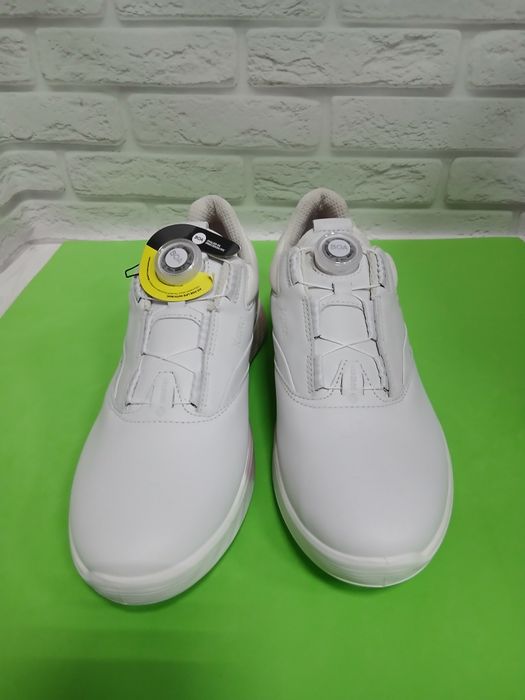 Жіночі шкіряні кросівки  ECCO Golf S-Three, повсякденні низькі кеди на шнурівці