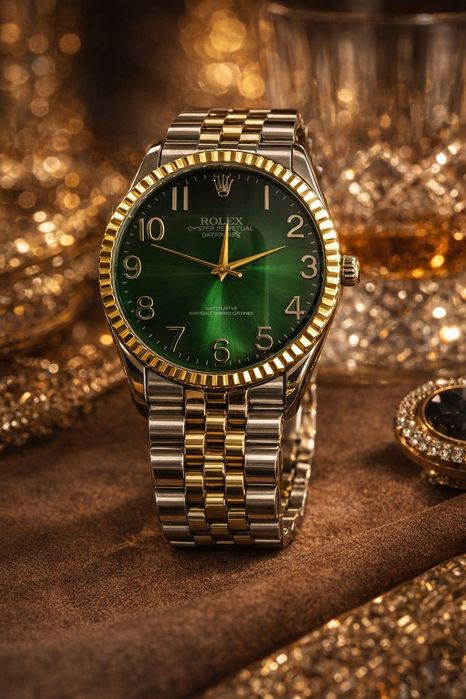 Rolex oyster perpetual day date quartz water resistant