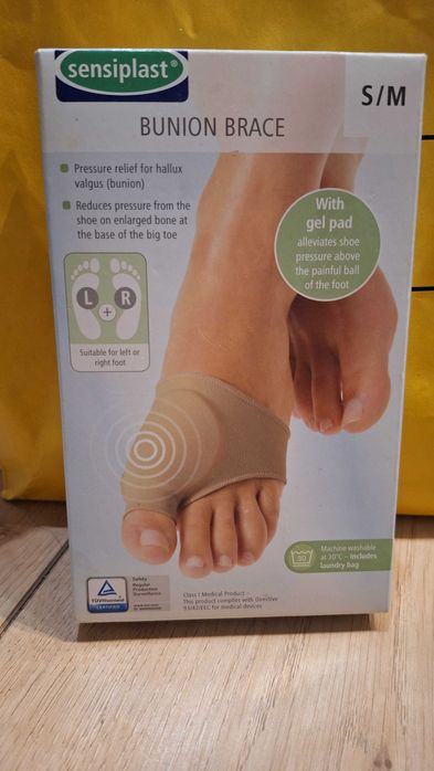 Ochraniacz na haluksa, poduszka wkład na paluch koślawy żelowa