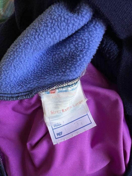 Retro Polar Berghaus XL granatowo-fioletowy