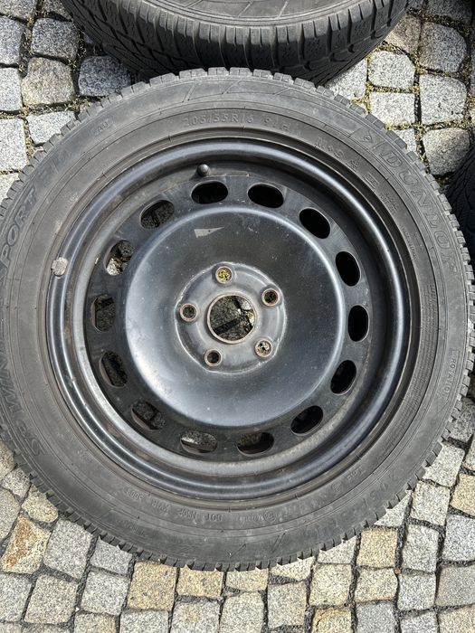 Felgi stalowe OE 16 audi vw seat 5x112 stan bdb