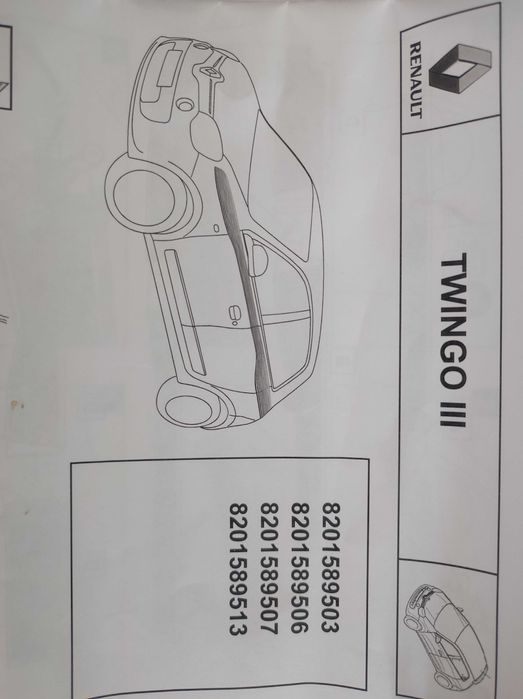 Faixas de decoração Renault Twingo 3