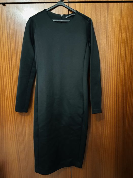 Vestido preto comprido,