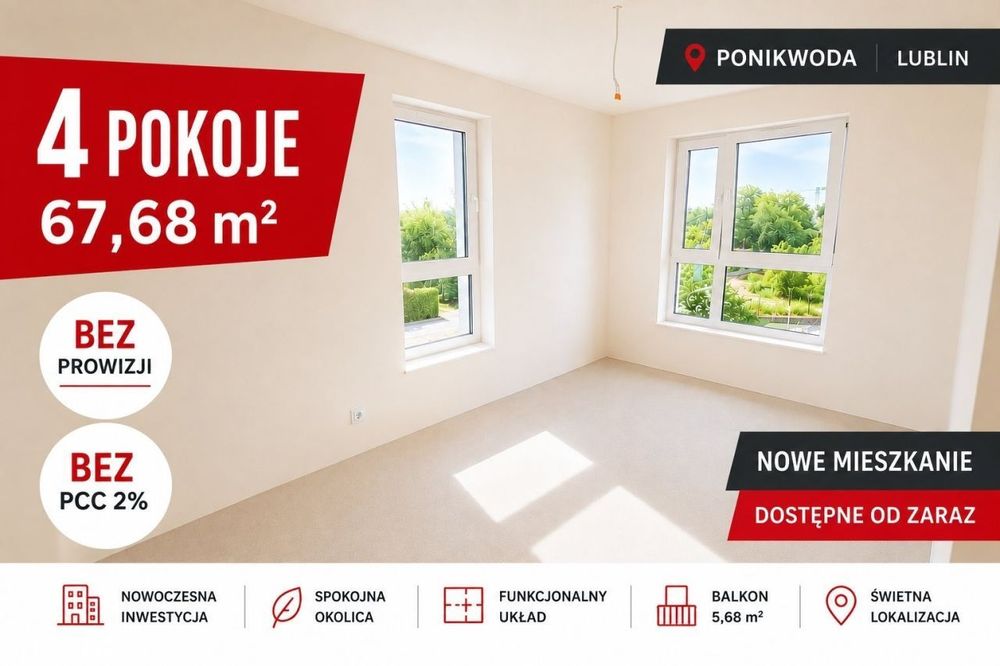 Ponikwoda - Gotowe - 4 pokoje ⭐️