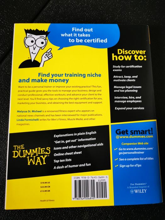 Personal Trainer Book for Dummies64284219916674121