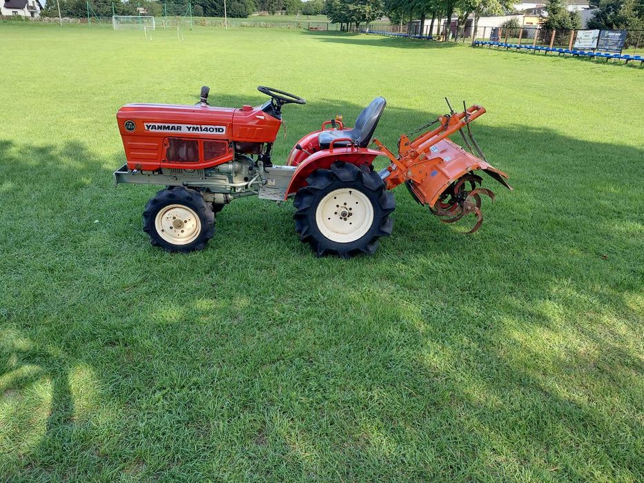 Traktor ogrodowy Yanmar YM 1401D 14KM 3 cylindry 4x4 ZESTAW