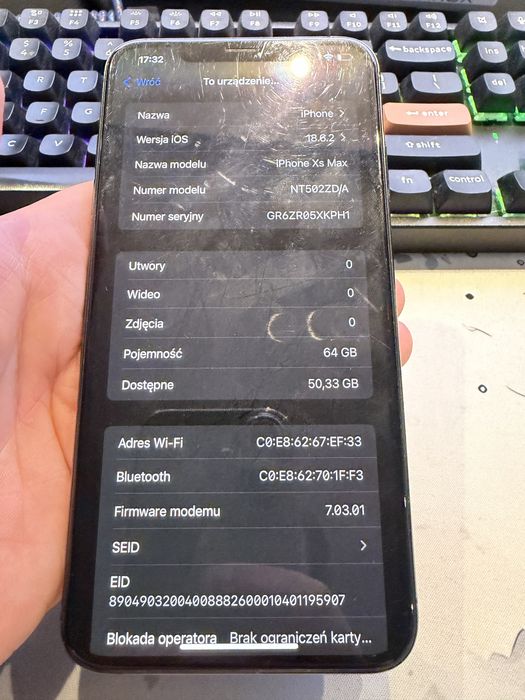 Iphone XS max 64gb