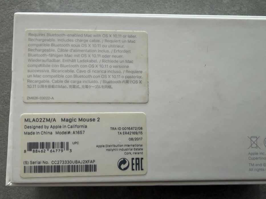 Laptop MacBook Air 13” 2017 128GB 8GB RAM + myszka Magic Mouse 2